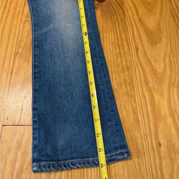 NWT Veronica Beard Carly Kick Flare High Rise Blue Jeans Womens Sz 25 Clearwater - Picture 7 of 15